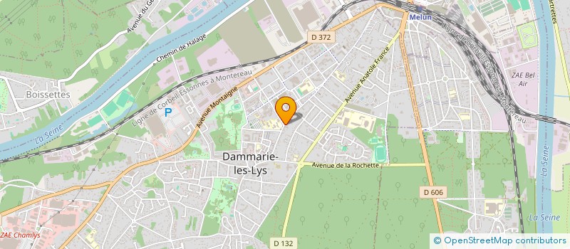 localisation de l'entreprise VAB  DAMMARIE-LES-LYS