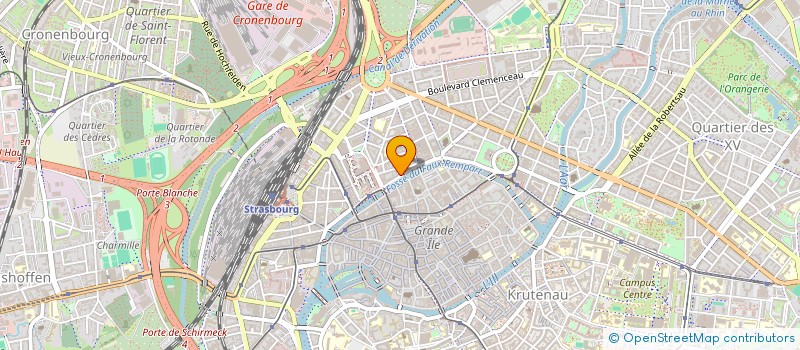 localisation de l'entreprise VABA  STRASBOURG