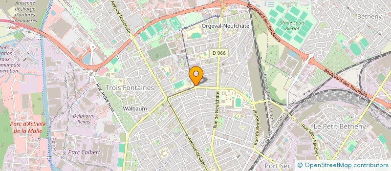 localisation de l'entreprise VABEL SARL à REIMS