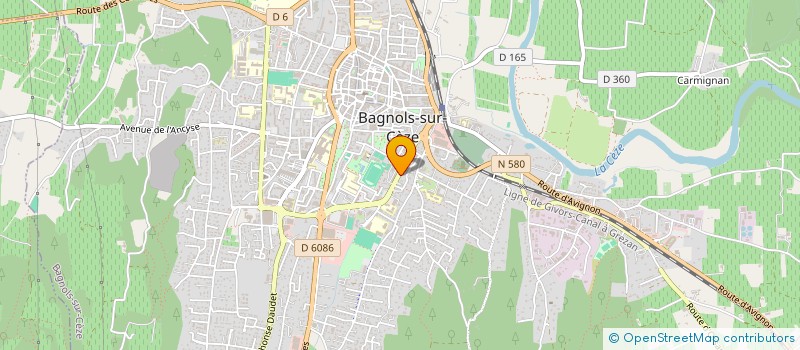localisation de l'entreprise VABEMA à BAGNOLS-SUR-CEZE