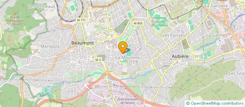 localisation de l'entreprise VABENA  BEAUMONT