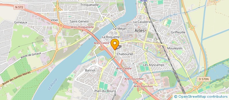 localisation de l'entreprise VABENE à ARLES