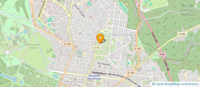 localisation de l'entreprise VABERIA à VERSAILLES