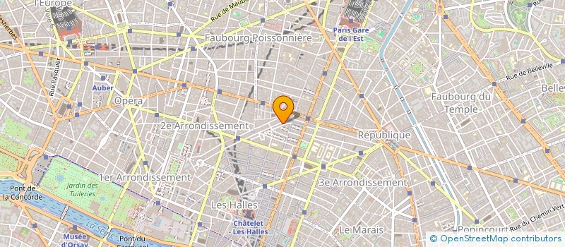 localisation de l'entreprise VABI à PARIS
