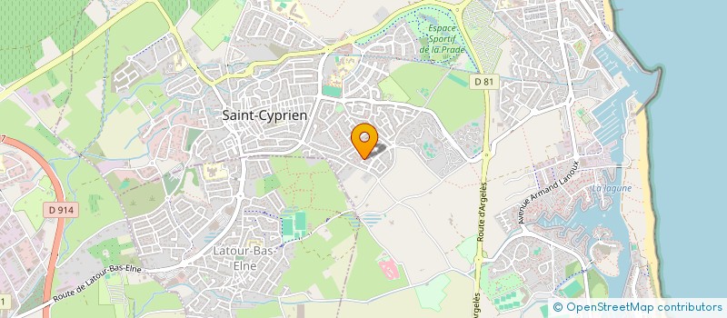 localisation de l'entreprise VABRE LAFFITTE  SAINT-CYPRIEN