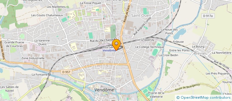 localisation de l'entreprise VAC à VENDOME