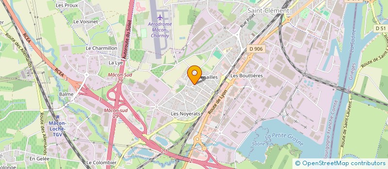 localisation de l'entreprise VAC à MACON