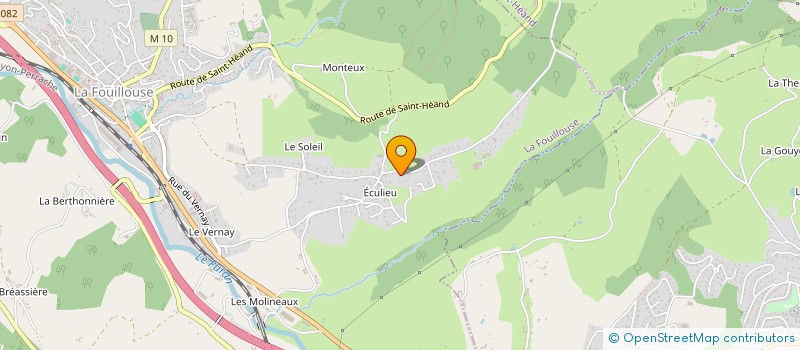 localisation de l'entreprise VAC  LA FOUILLOUSE