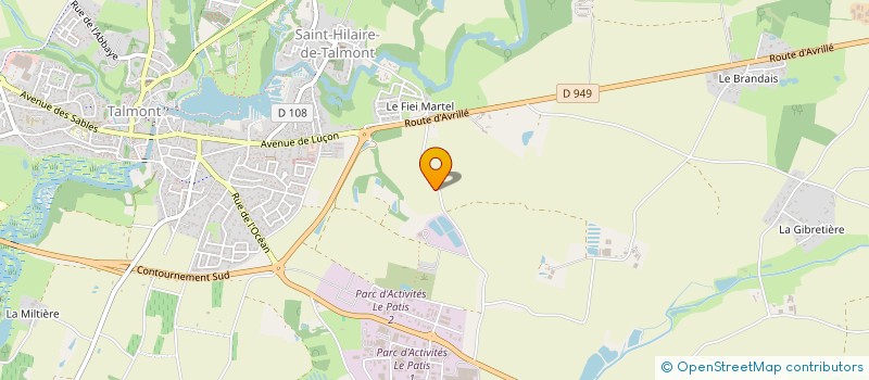 localisation de l'entreprise VAC'APPART  TALMONT-SAINT-HILAIRE