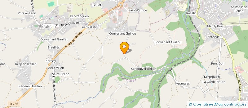 localisation de l'entreprise VAC ETUDES  PLOULEC'H