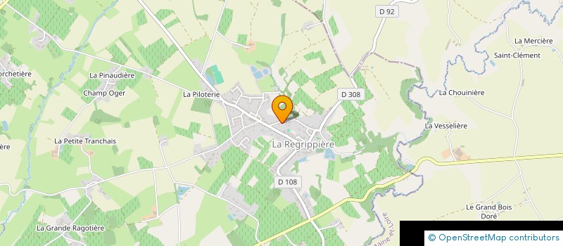 localisation de l'entreprise VAC HANDS ADAPTEES à LA REGRIPPIERE