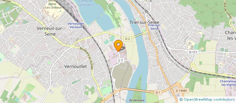 localisation de l'entreprise VAC MAC à VERNOUILLET