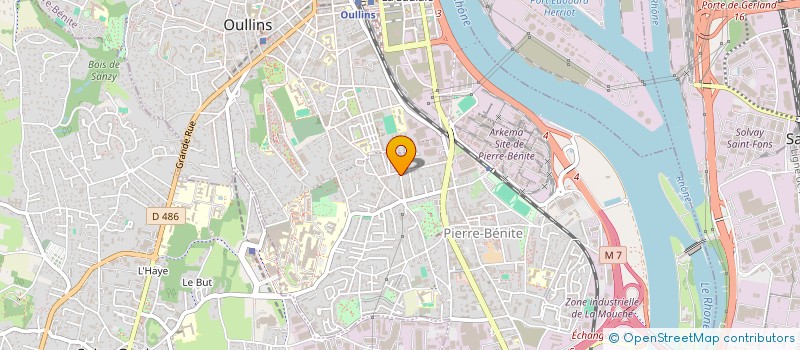 localisation de l'entreprise VACAFLO II  OULLINS-PIERRE-BENITE