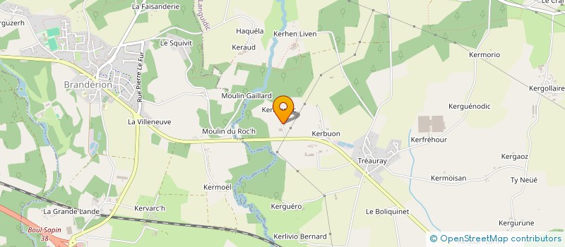 localisation de l'entreprise VACALOUS  LANGUIDIC