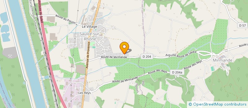 localisation de l'entreprise VACAMA  SAULCE-SUR-RHONE