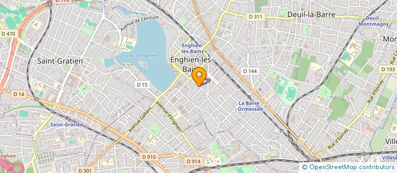 localisation de l'entreprise VACANCES A TOUT AGE  ENGHIEN-LES-BAINS