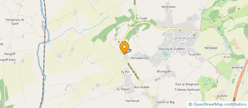 localisation de l'entreprise VACANCES ANIMATION ET LOISIRS à BRIEC