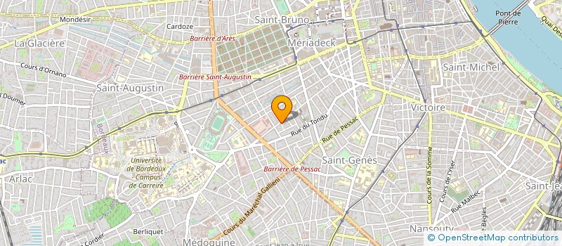 localisation de l'entreprise VACANCES ANIMATION LOISIRS TOURISME 33 à BORDEAUX