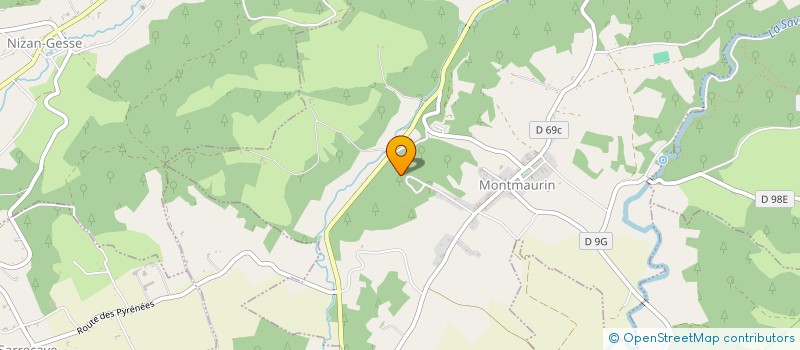 localisation de l'entreprise VACANCES AU VERT  MONTMAURIN