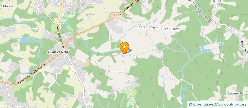 localisation de l'entreprise VACANCES EN SEIGNANX  SAINT-MARTIN-DE-SEIGNANX