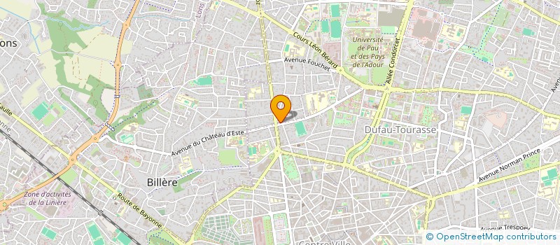 localisation de l'entreprise VACANCES ET DECOUVERTES à PAU