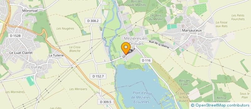 localisation de l'entreprise VACANCES ET LOISIRS DES JEUNES à MEZIERES-EN-DROUAIS
