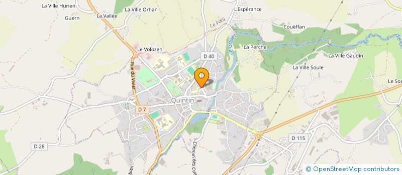 localisation de l'entreprise VACANCES ET LOISIRS DU GOUET  SAINT-BRANDAN