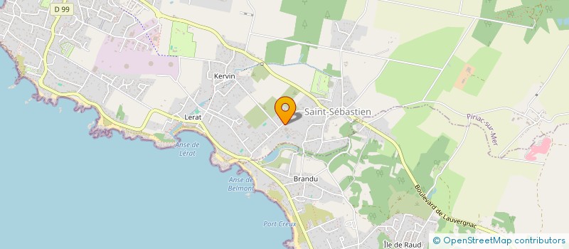 localisation de l'entreprise VACANCES ET PARTAGES à PIRIAC-SUR-MER