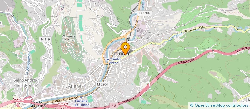 localisation de l'entreprise VACANCES ET PLEIN-AIR à LA TRINITE