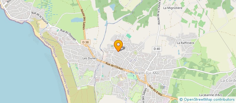 localisation de l'entreprise VACANCES ETUDES LOISIRS à BREM-SUR-MER