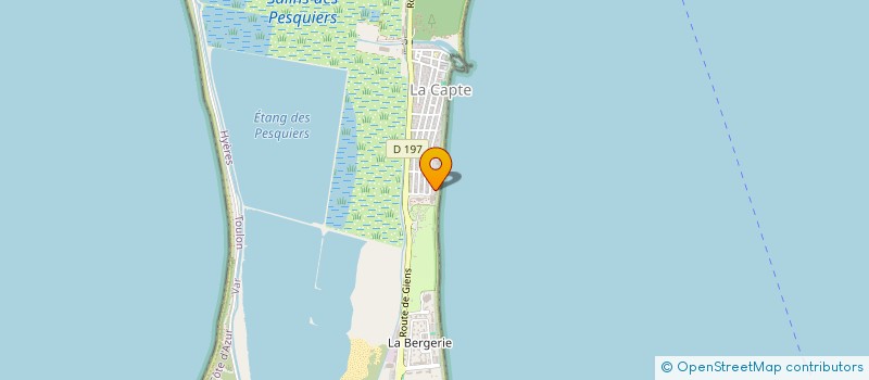 localisation de l'entreprise VACANCES EUROPE  HYERES