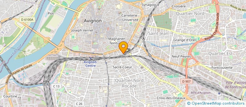 localisation de l'entreprise VACANCES INITIATIVES à AVIGNON