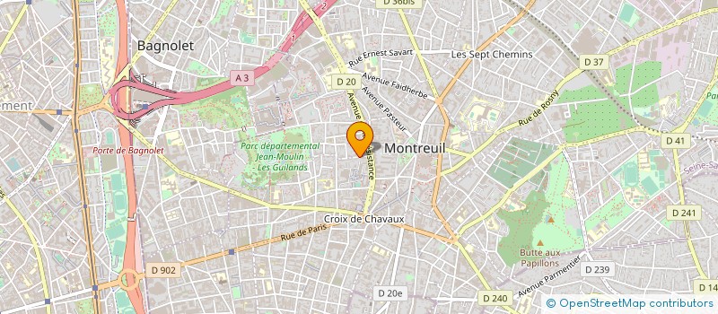 localisation de l'entreprise VACANCES OUVERTES à MONTREUIL