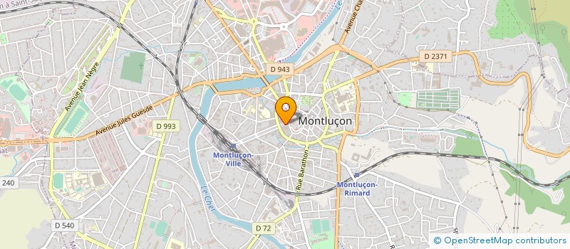 localisation de l'entreprise VACANCES PTT FOURAS à MONTLUCON