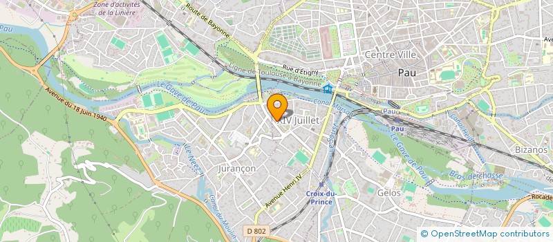 localisation de l'entreprise VACANCES SAUVAGES à PAU