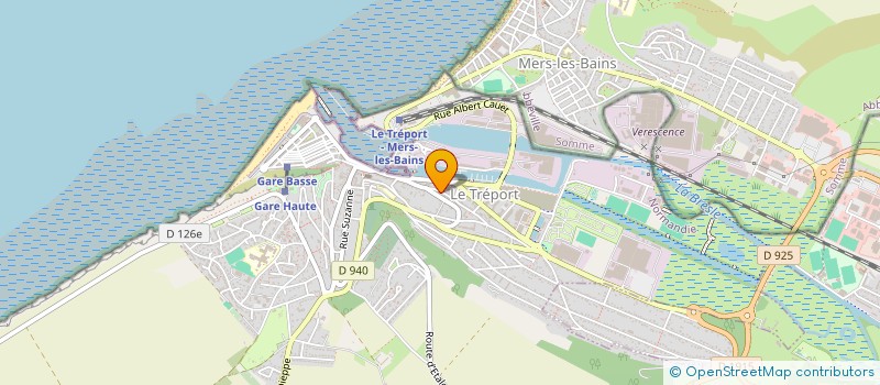 localisation de l'entreprise VACANCES SOURIRE  LE TREPORT