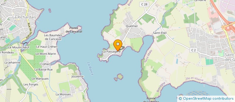 localisation de l'entreprise  VACANCES SUR RANCE   SAINT-MALO