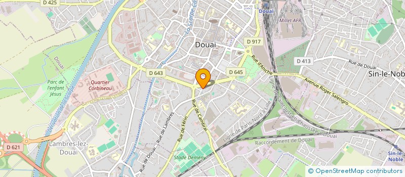 localisation de l'entreprise VACANTIBES à DOUAI