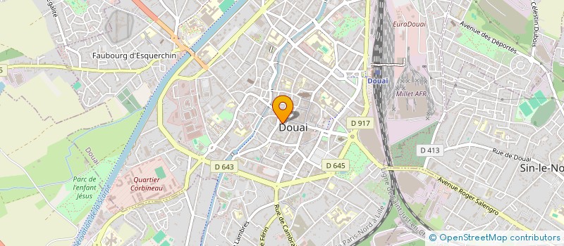 localisation de l'entreprise VACAP  DOUAI