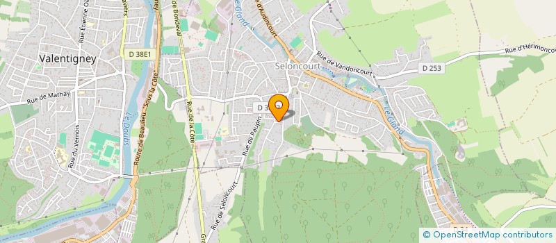 localisation de l'entreprise VACCA DORIOL  SELONCOURT