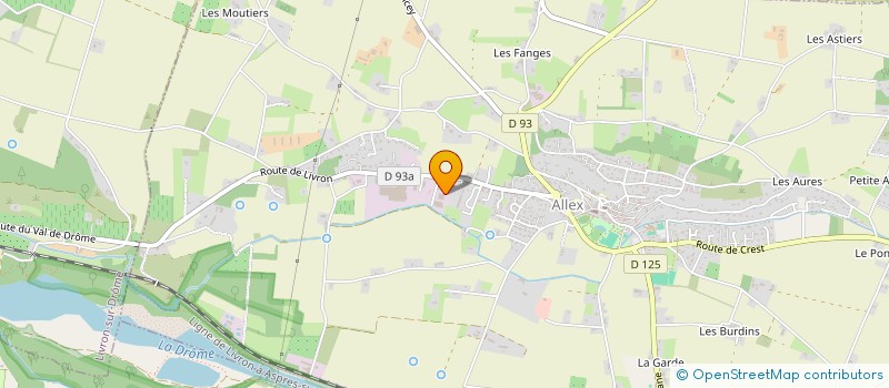 localisation de l'entreprise VACCH  ALLEX