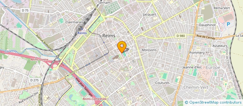 localisation de l'entreprise VACCO 5  REIMS