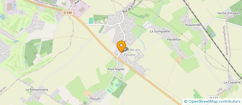 localisation de l'entreprise VACE  CAPPELLE-EN-PEVELE