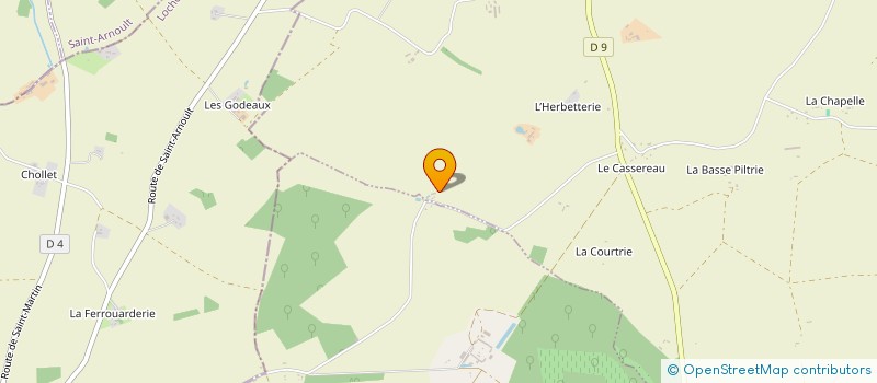 localisation de l'entreprise VACHE  PRUNAY-CASSEREAU