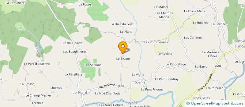 localisation de l'entreprise VACHE DEUX à LE PLANTIS