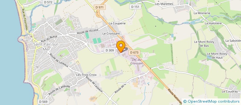 localisation de l'entreprise VACHEMENT BIEN  SAINT-PAIR-SUR-MER