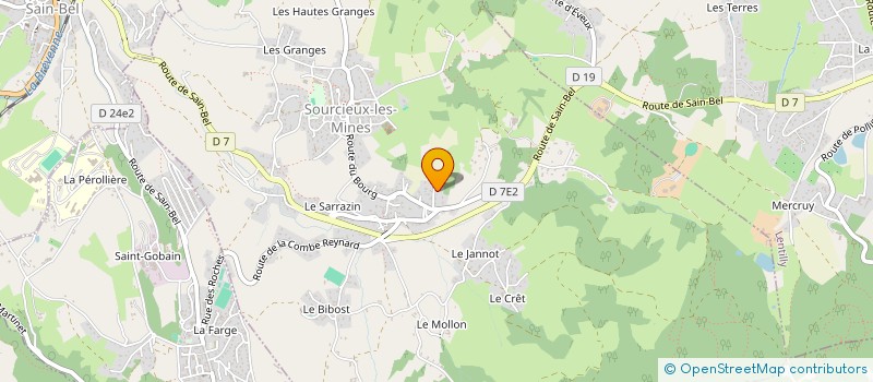 localisation de l'entreprise VACHER CONCEPT à SOURCIEUX-LES-MINES