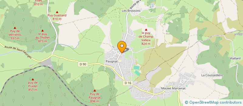 localisation de l'entreprise VACHER CONSTRUCTIONS à MANZAT