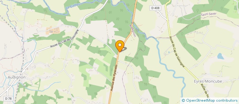 localisation de l'entreprise VACHER ET FRERES  AUDIGNON