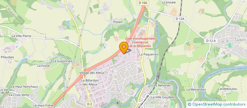 localisation de l'entreprise VACHER INVEST  TADEN